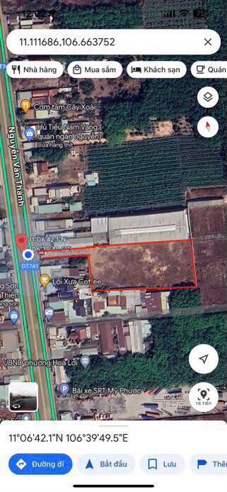 Bán Đất Vàng Mặt Tiền DT741, Thủ Dầu Một - 5467m², Tiềm Năng Kinh Doanh Vượt Trội