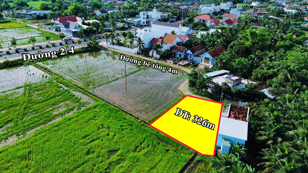 Bán đất 326m² Ninh Hòa, Khánh Hòa - Sổ hồng, mặt tiền kinh doanh