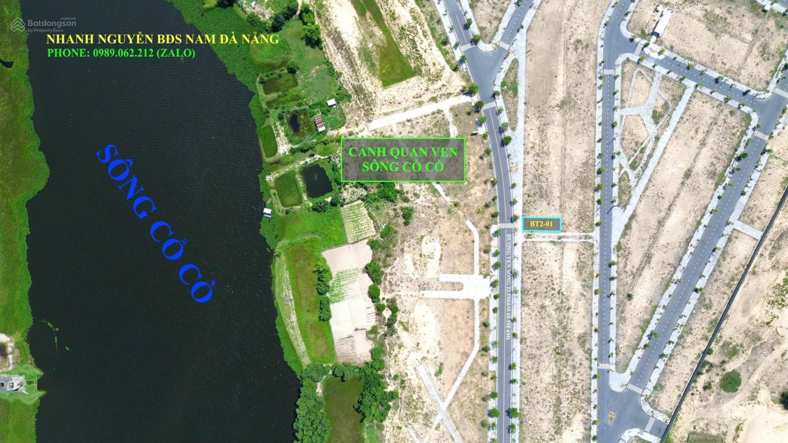 Biệt thự Mặt sông Đà Nẵng 273m² - View Công viên, Giá đầu tư 33.5tr/m²