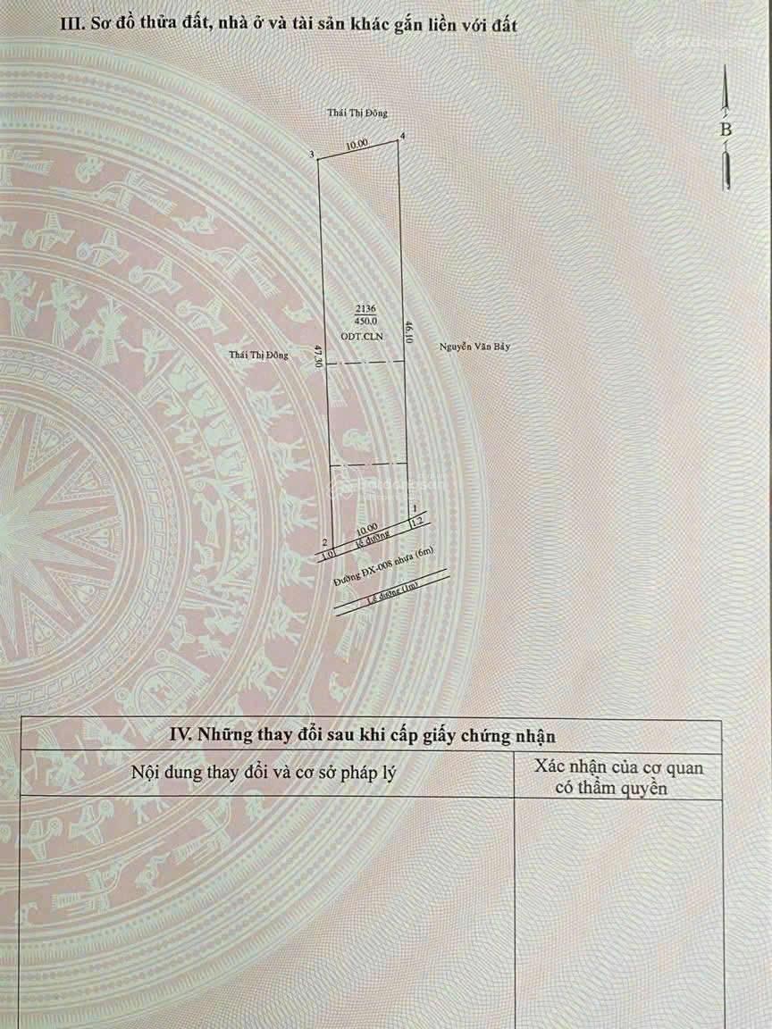 Đất nền Phú Mỹ, Thủ Dầu Một 450m² - Sổ đỏ chính chủ, tiềm năng sinh lời!