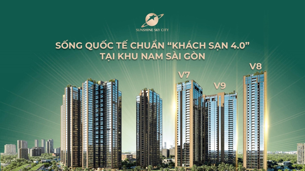Căn hộ Sunshine Sky City 85m² Quận 7 – View đẹp, full nội thất cao cấp!