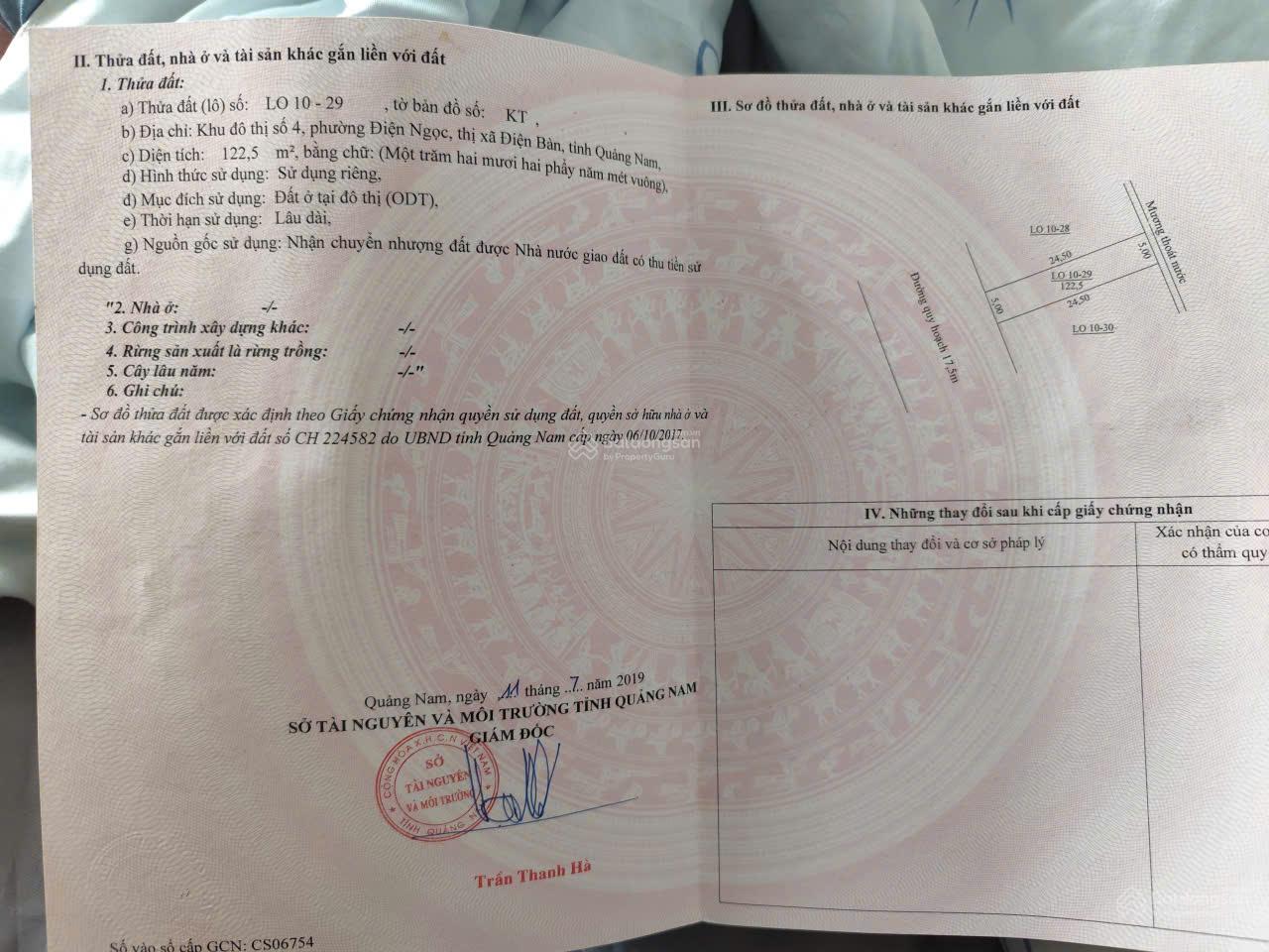 Đất nền Điện Ngọc 171.5m² giá 4.2 tỷ - Đối diện công viên, sổ đỏ trao tay!