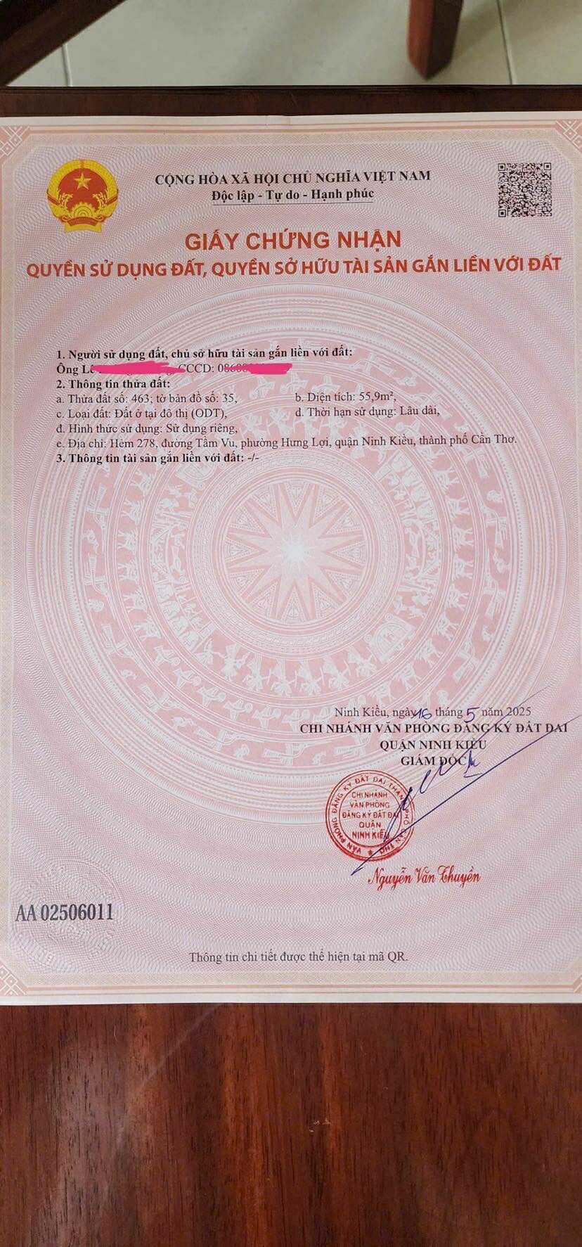 Đất Nền 56m² Hưng Lợi, Cần Thơ - Lộ 4m Ô Tô Tới Đất