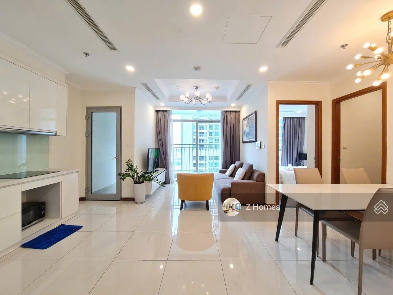 Cho thuê căn hộ 2PN Vinhomes Central Park 80m² - Landmark Plus, view thoáng