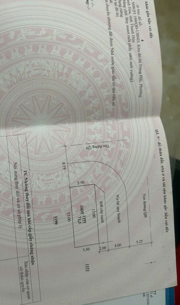 Đất nền Đông Hải, TP Thanh Hóa 72m² - Kinh doanh mặt tiền đỉnh cao!