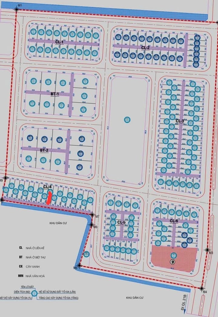 Đất nền Quỹ Nhất Nghĩa Hưng 100m² giá 1 tỷ - Hạ tầng hoàn thiện