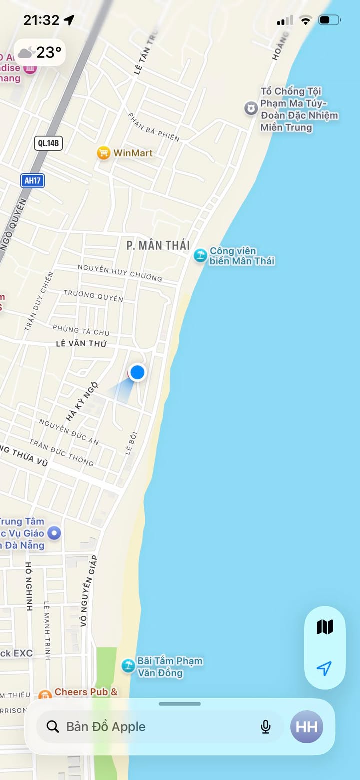 Đất nền Mân Thái, Sơn Trà 98.3m² - Sổ đỏ chính chủ, kinh doanh du lịch sinh lời!