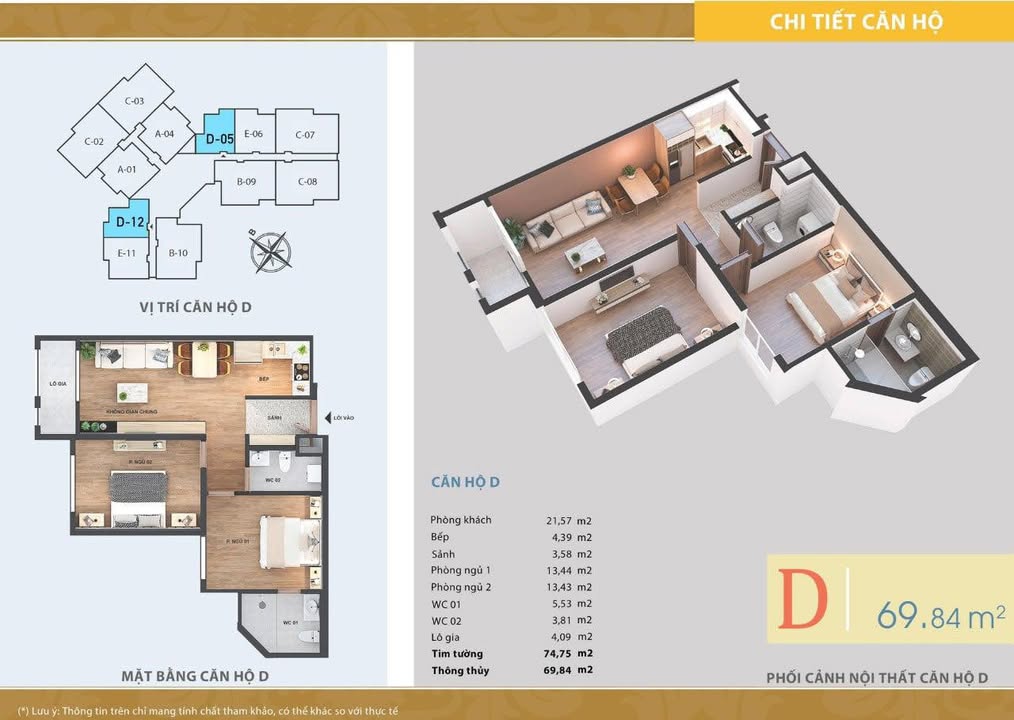 Chung cư La Casta Hà Đông 68m² - Giá tốt 6.5 tỷ