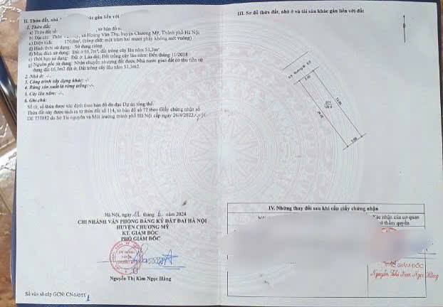 Bán đất Chương Mỹ 120m² giá 2.x tỷ - Sổ đỏ chính chủ, hạ tầng đẹp!