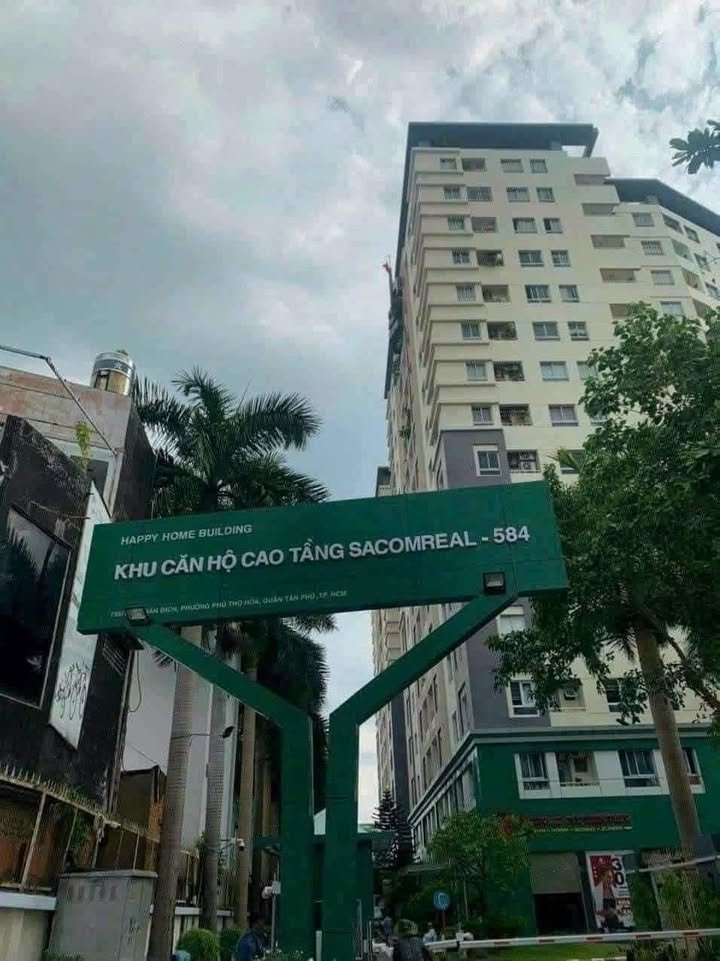 Chung cư Sacomreal 584 Tân Phú - 76m², 2PN, Sổ hồng - Giá 3.39 Tỷ