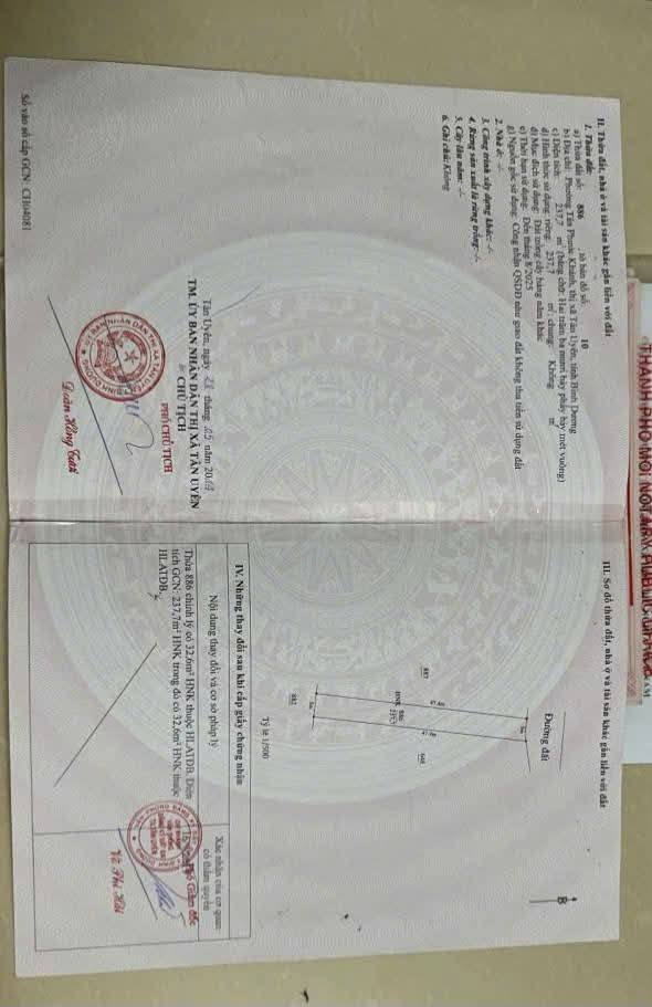 Đất nền Tân Uyên 235m² - Tiềm năng tăng giá vượt trội!