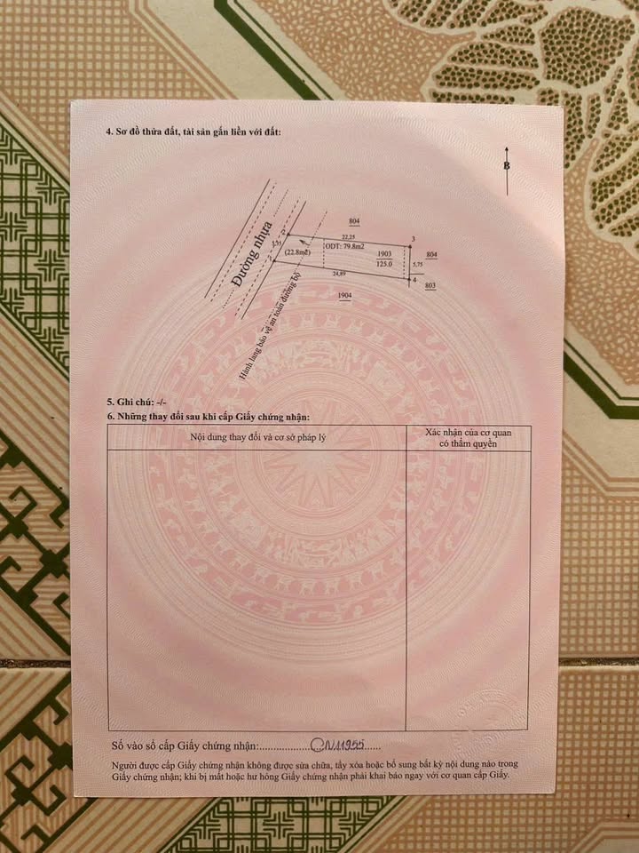 Bán đất Tân Uyên 125m² (DX05) - Sổ đỏ, giá 2.6 tỷ