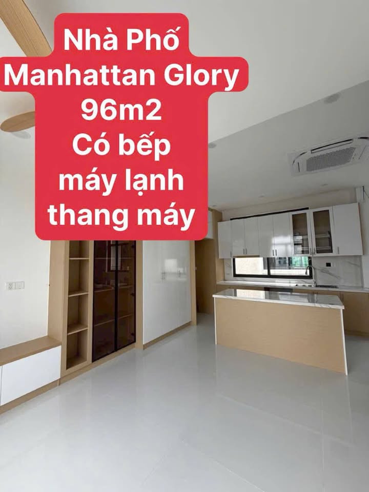 Cho thuê nhà phố Manhattan Glory 96m² - 5 tầng, full nội thất, 30 triệu/tháng