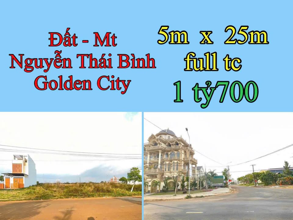 Đất Vàng Golden City Bảo Lộc - 125m² Mặt Tiền Nguyễn Thái Bình - Sổ Đỏ Sẵn Sàng