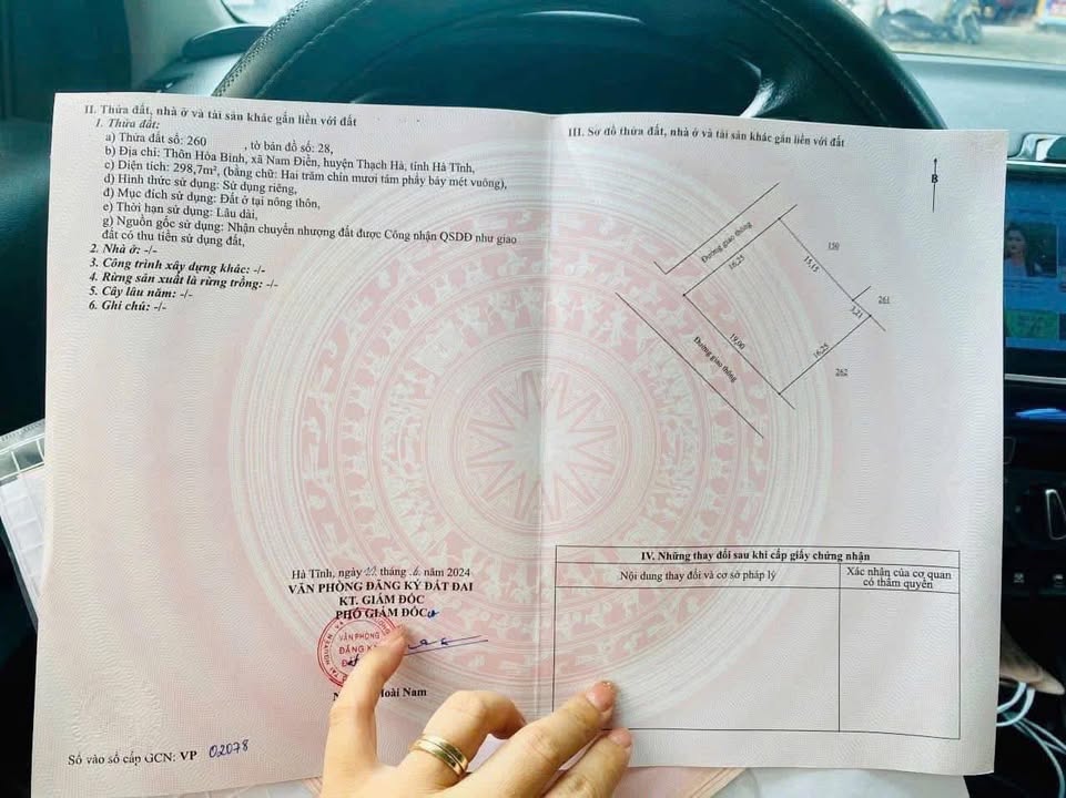 Đất nền Thạch Hà 298m² giá từ 8xx triệu - Tiềm năng tăng giá vượt trội!