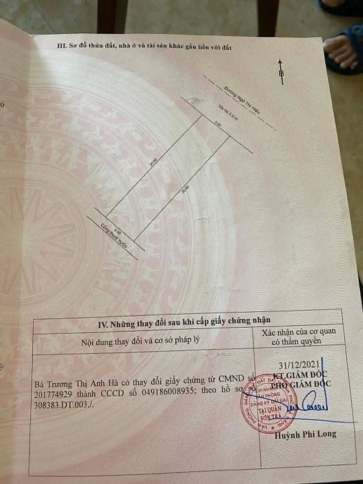 Đất nền Ngô Thì Hiệu Liên Chiểu 100m² giá 9 tỷ - Đường to ô tô