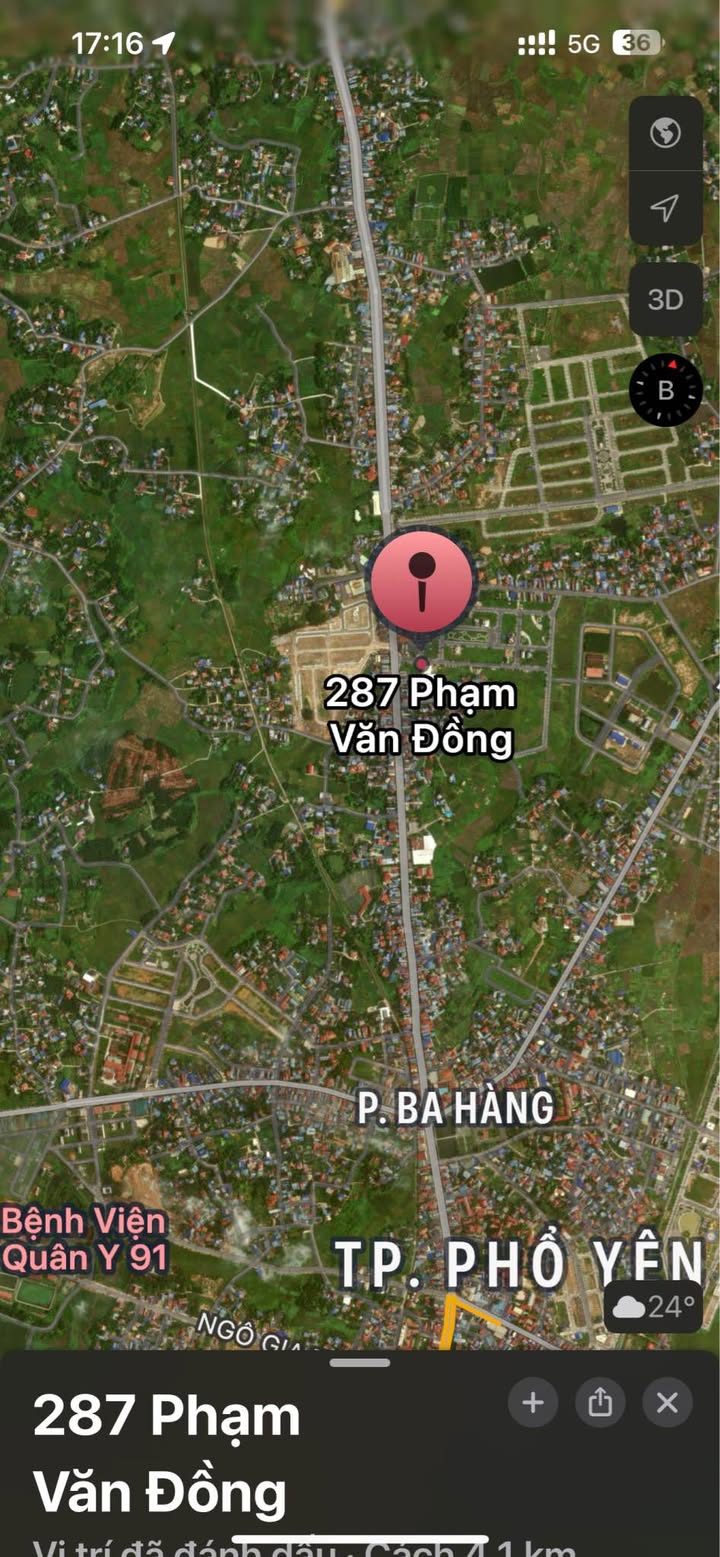 Đất nền Vinaconex Phổ Yên 134m² - Sổ đỏ chính chủ giá F0