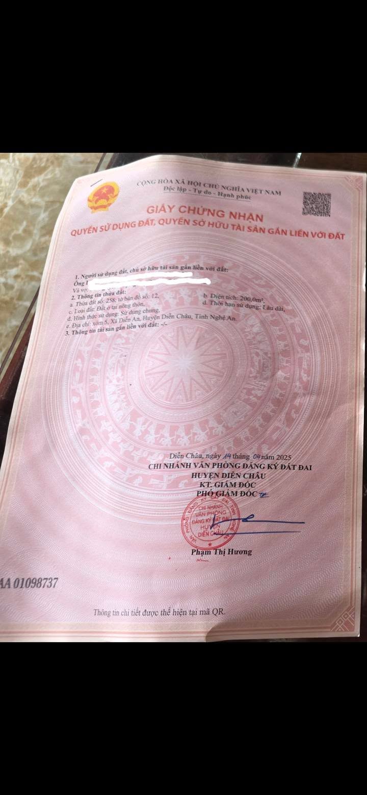 Đất đấu giá Diễn An 200m² - Sát QL1A, gần KCN VSIP - Tiềm năng kinh doanh