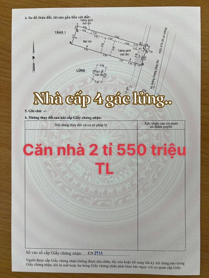 Nhà riêng Xuân Thới Sơn Hóc Môn 95m² 2.55 tỷ - Chính chủ bán gấp!