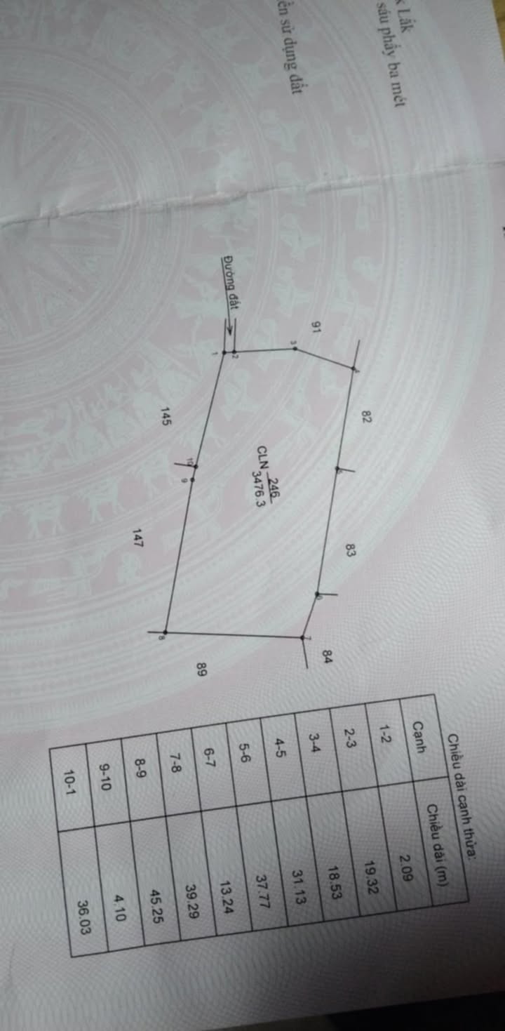 Đất Nông Nghiệp Buôn Ko Đung, Đắk Lắk - 3.6 Sào Chính Chủ Giá 430 Triệu/Sào