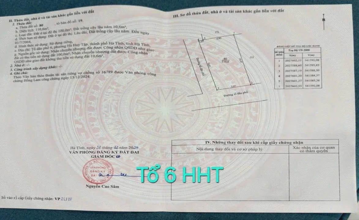 Đất nền 2 mặt tiền Hà Huy Tập 111m² - Sổ đỏ chính chủ giá tốt!