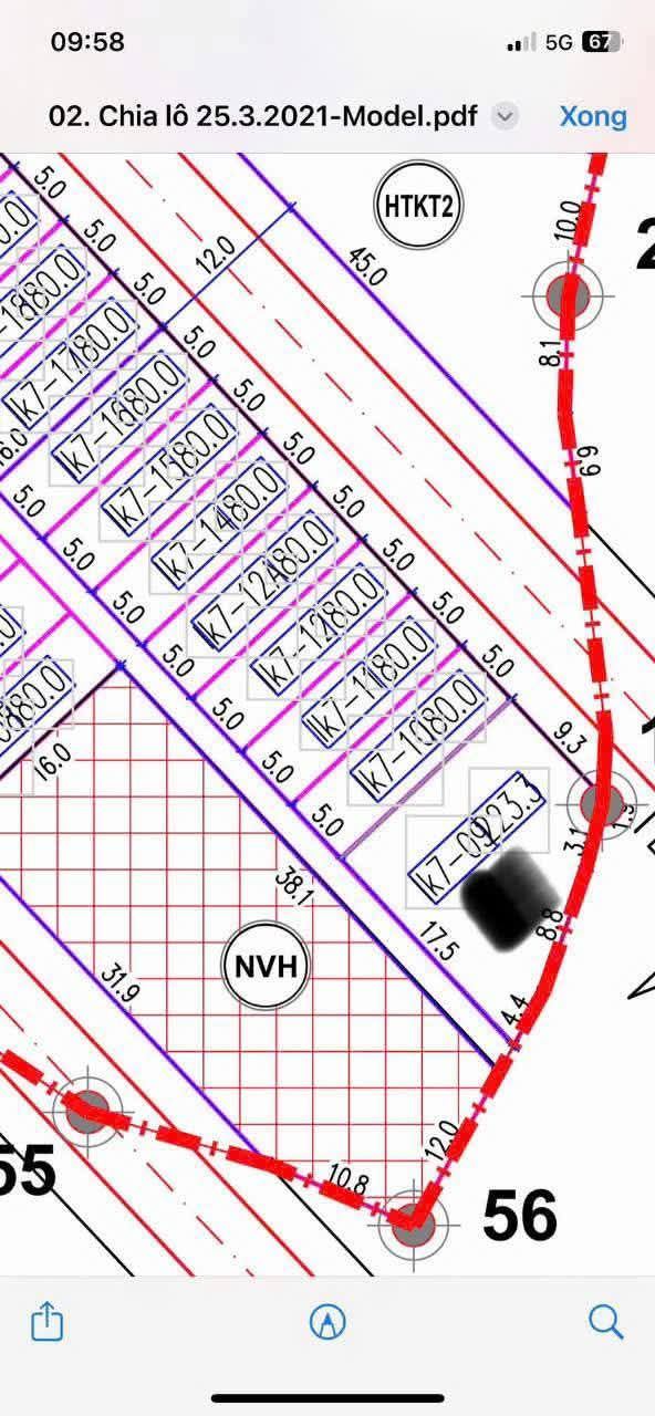 Đất nền KĐT Lạc Ngàn Việt Trì 223m²/892 triệu - Giá F0 CĐT