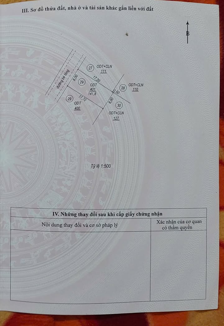 Đất nền Cao Văn Lầu Đồng Hới 141.8m² - Đất thổ cư 100%