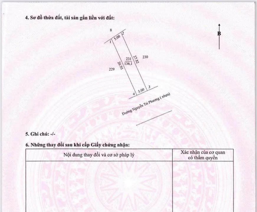 Đất Nền Mặt Tiền Nguyễn Tri Phương, Cam Lộ - 135m² Giá Tốt