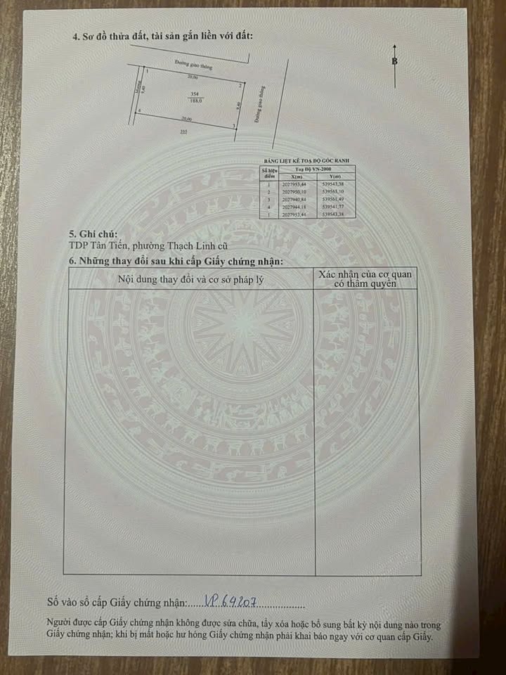 Đất Nền Hà Tĩnh 188m² 2 Mặt Tiền - Tiềm Năng Tăng Giá Vượt Trội!