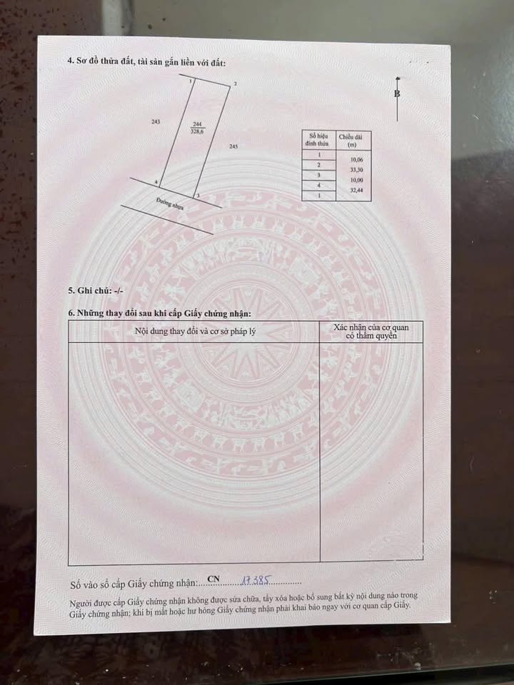 Đất Nền KDC Bình Ba, Châu Đức - 340m² Giá 1.7 Tỷ, Sổ Đỏ Rõ Ràng