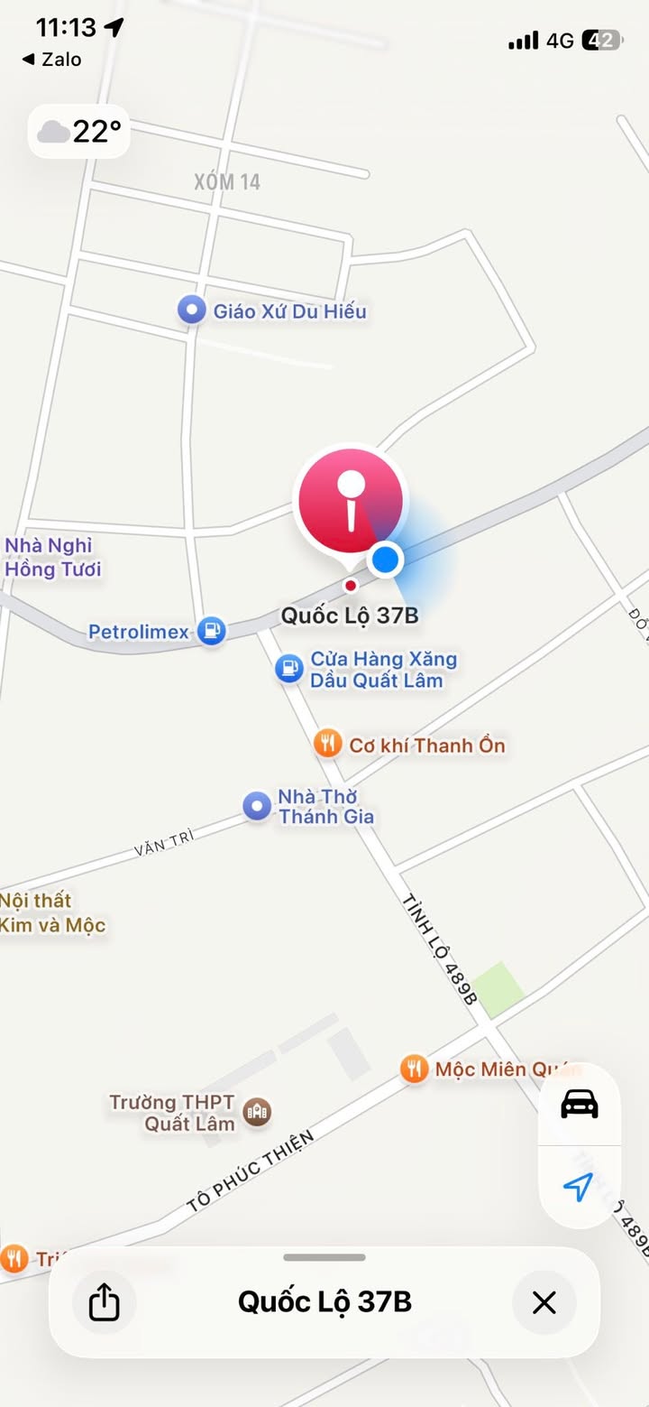 Nhà riêng Quốc Lộ 37b Quất Lâm 280m² - Sổ đỏ sẵn, chính chủ!