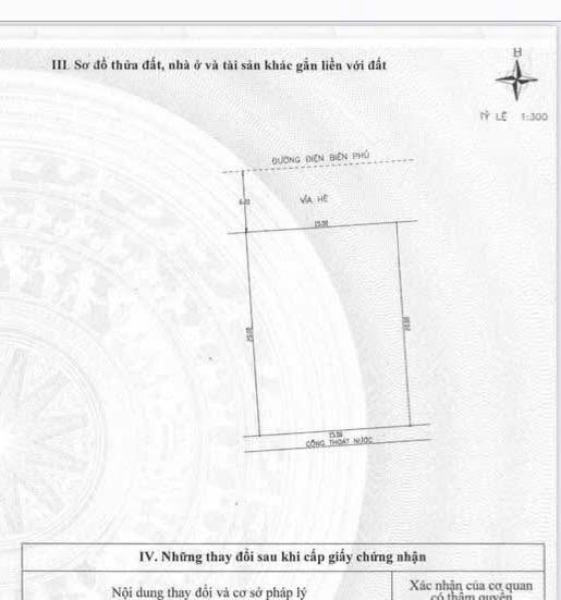 Đất Điện Biên Phủ Hải Châu 300m² 4.2 tỷ - Sổ đỏ chính chủ