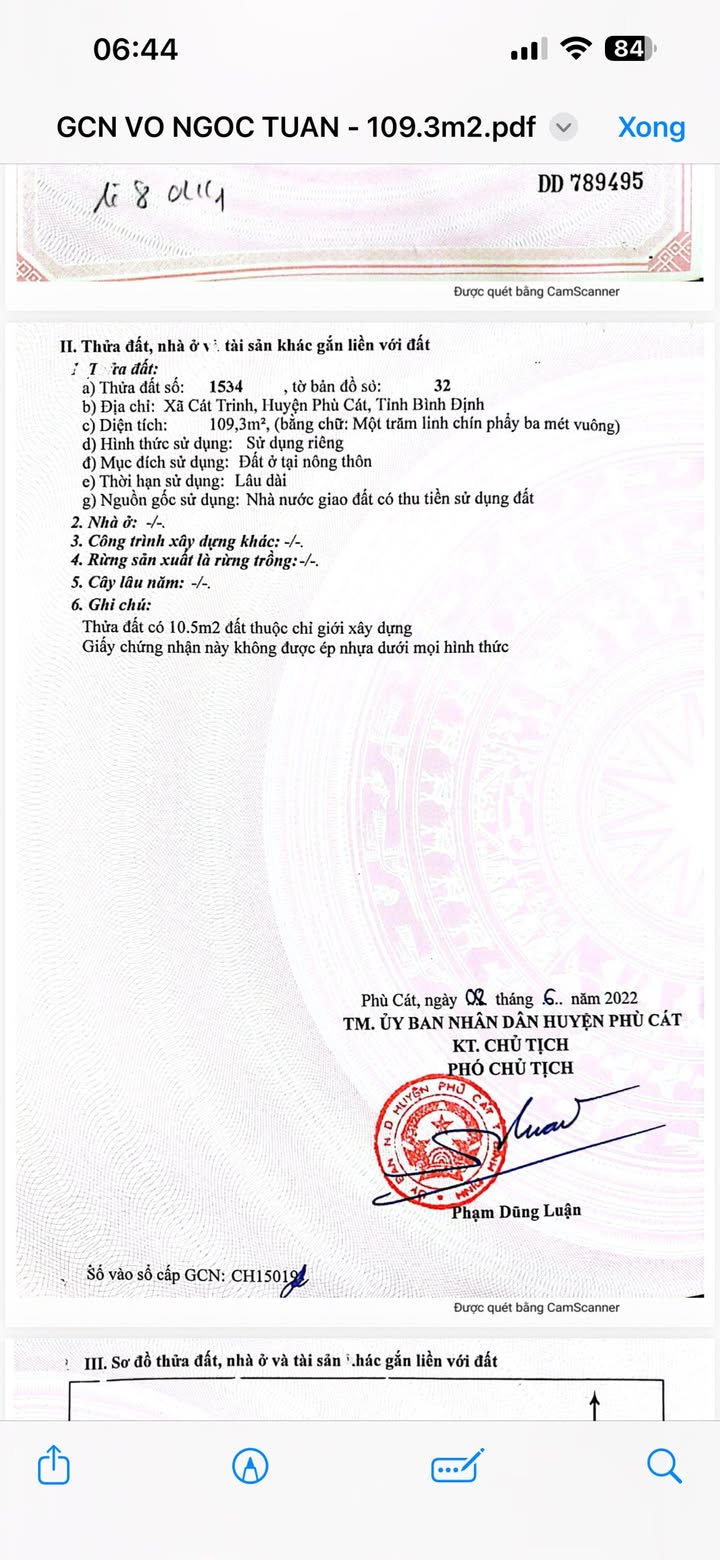 Đất nền Thị trấn Ngô Mây 103.9m² - Tiềm năng tăng giá vượt trội!