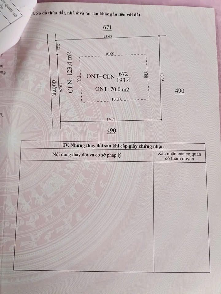 Đất nền Nghĩa Trung - Việt Yên 193.4m² - Sổ đỏ, đường ô tô thông thoáng