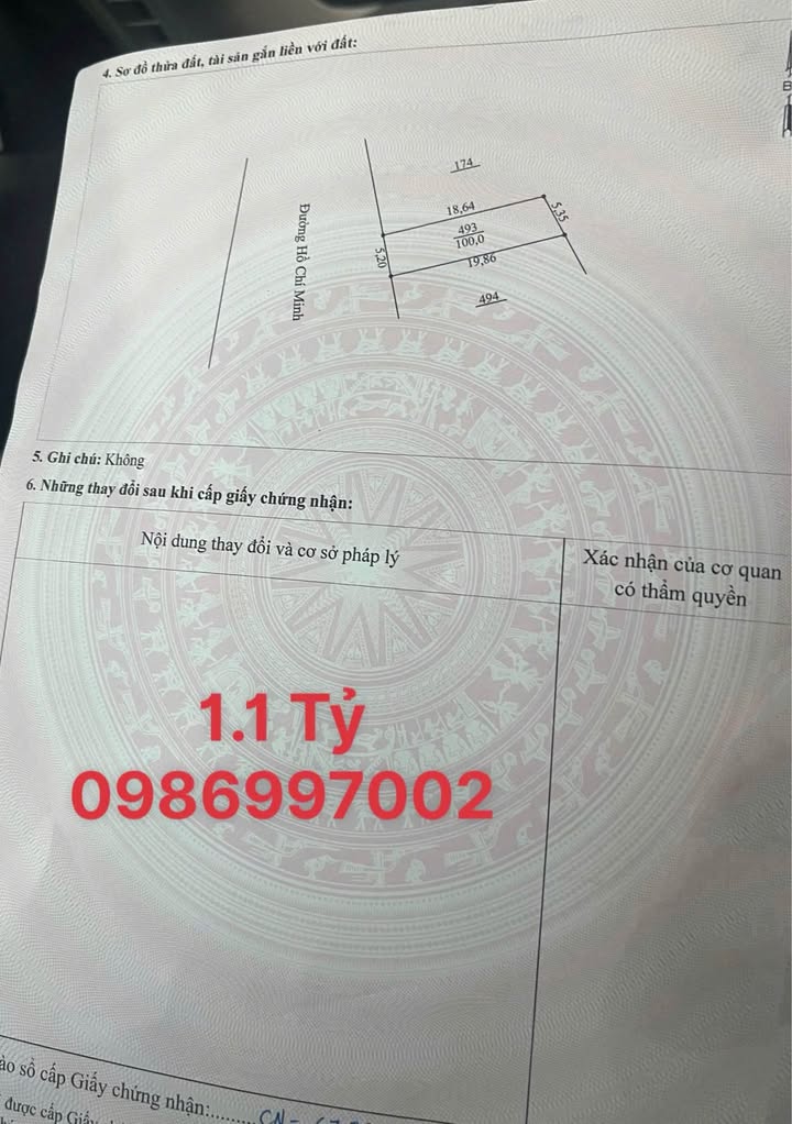 Đất Mặt Đường Hồ Chí Minh, Tam Nông, 100m², 1.1 Tỷ - Vị Trí Vàng Kinh Doanh