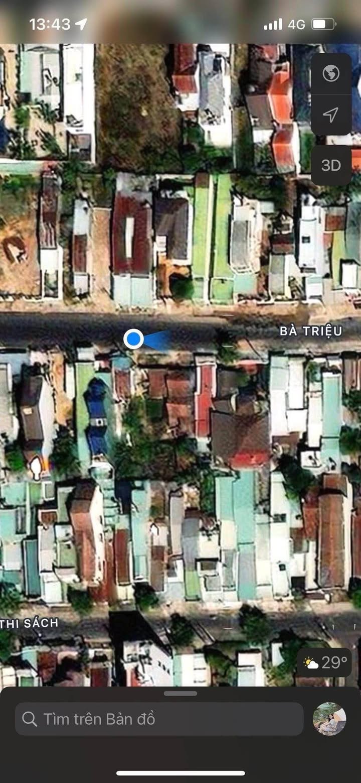 Đất nền mặt tiền Bà Triệu TP Quảng Ngãi 175m² 3 tỷ Sổ đỏ chính chủ