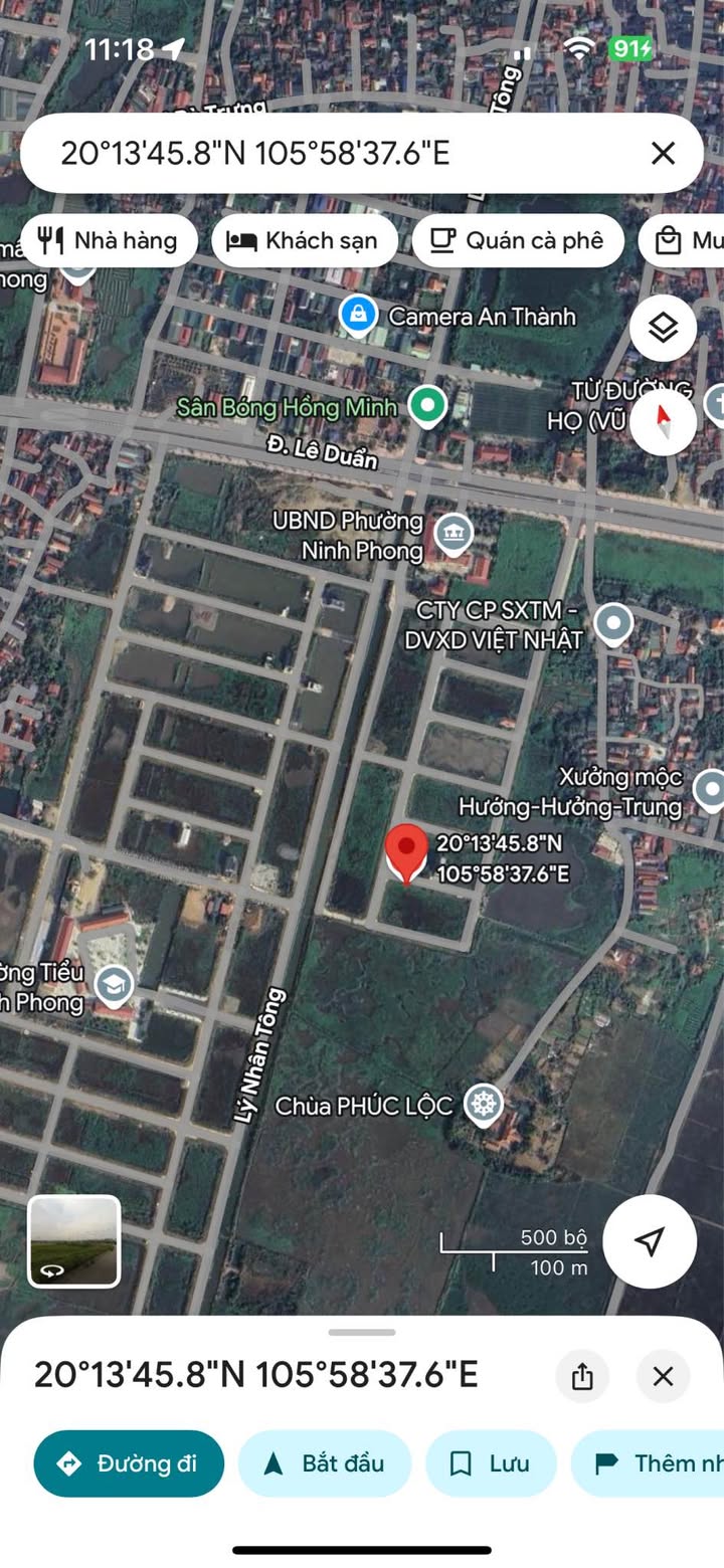 Đất Nền Nam Phong Ninh Bình 120m² - Vỉa Hè 15m, Giá 4 Tỷ