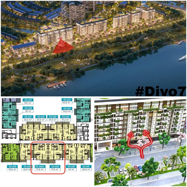 Căn hộ Ecoriverside Hải Dương 72m² - View sông đắt giá!