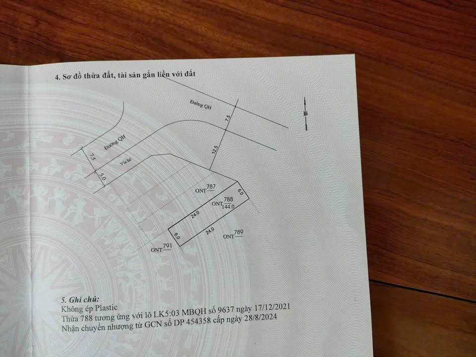Đất nền Đông Ninh, Thanh Hóa 144m² - Sổ đỏ chính chủ
