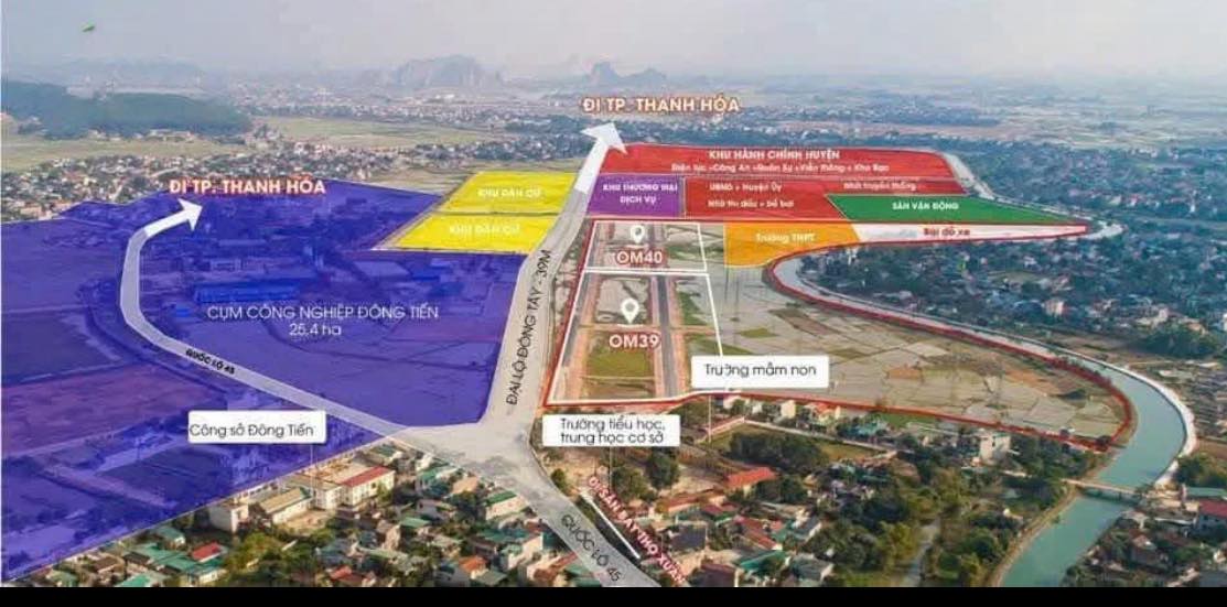 Đất nền Thanh Hóa 100m² view công viên - Giá đầu tư khai xuân 1.3 tỷ
