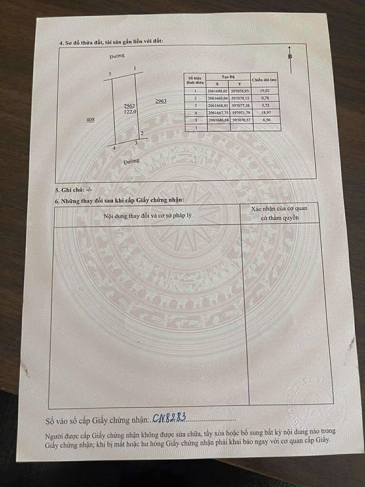 Đất Vàng Phường Quán Bàu, TP Vinh 122m² - 2 Mặt Tiền, Sổ Đỏ