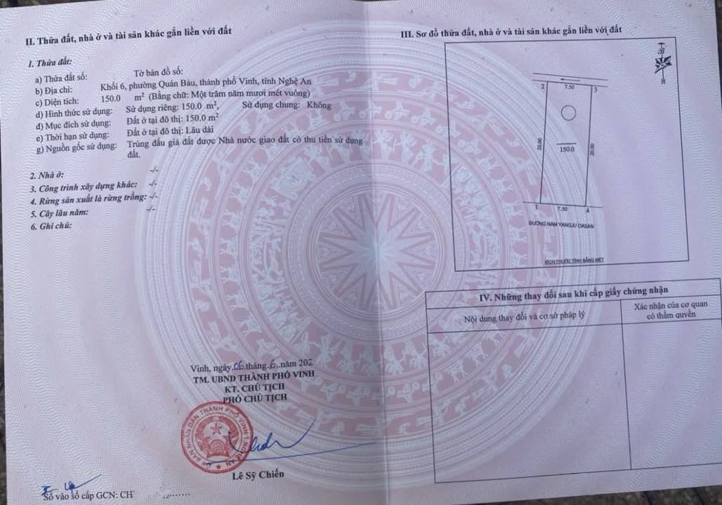 Đất Nền Đường Hàn Quốc Vinh 150m² - Đường To Ô Tô, Kinh Doanh Sầm Uất!