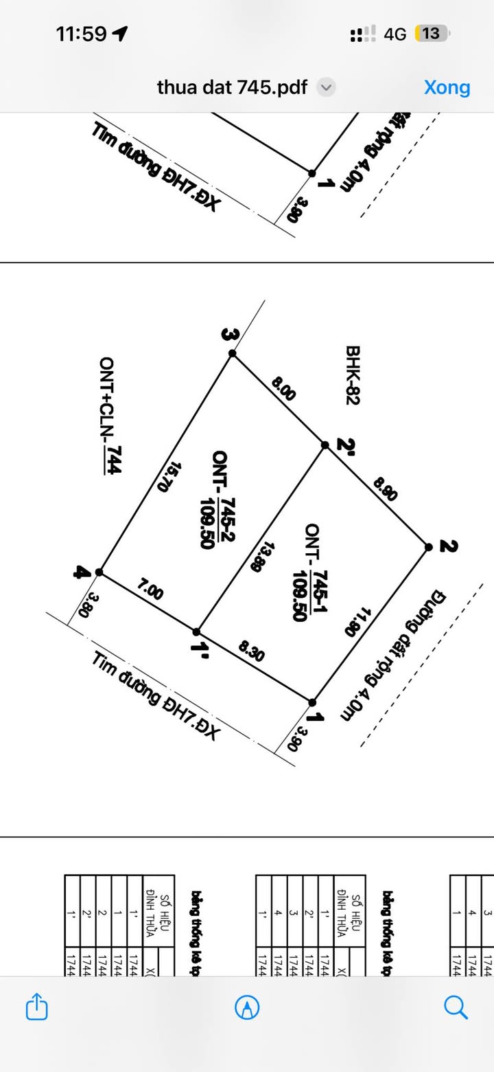 Đất Nền Duy Trung 109m² - Mặt Tiền DH7, Sổ Đỏ, Giá 4xx Triệu