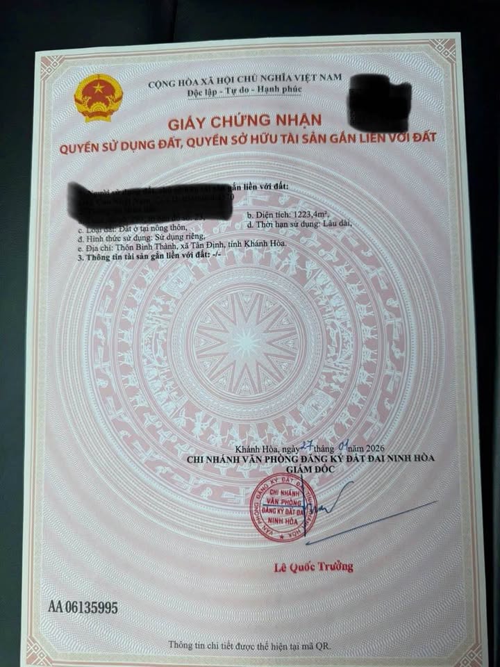 Đất nền Tân Tiến Nha Trang 128m² giá 640 triệu - Sổ đỏ chính chủ