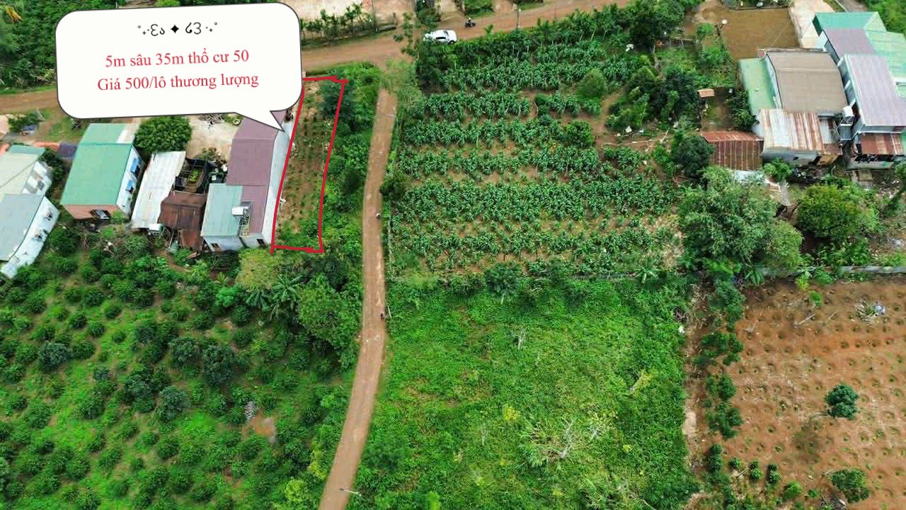 Đất nền Đinh Văn Gió, Buôn Ma Thuột 175m² - Sổ đỏ chính chủ, giá đầu tư 500 triệu