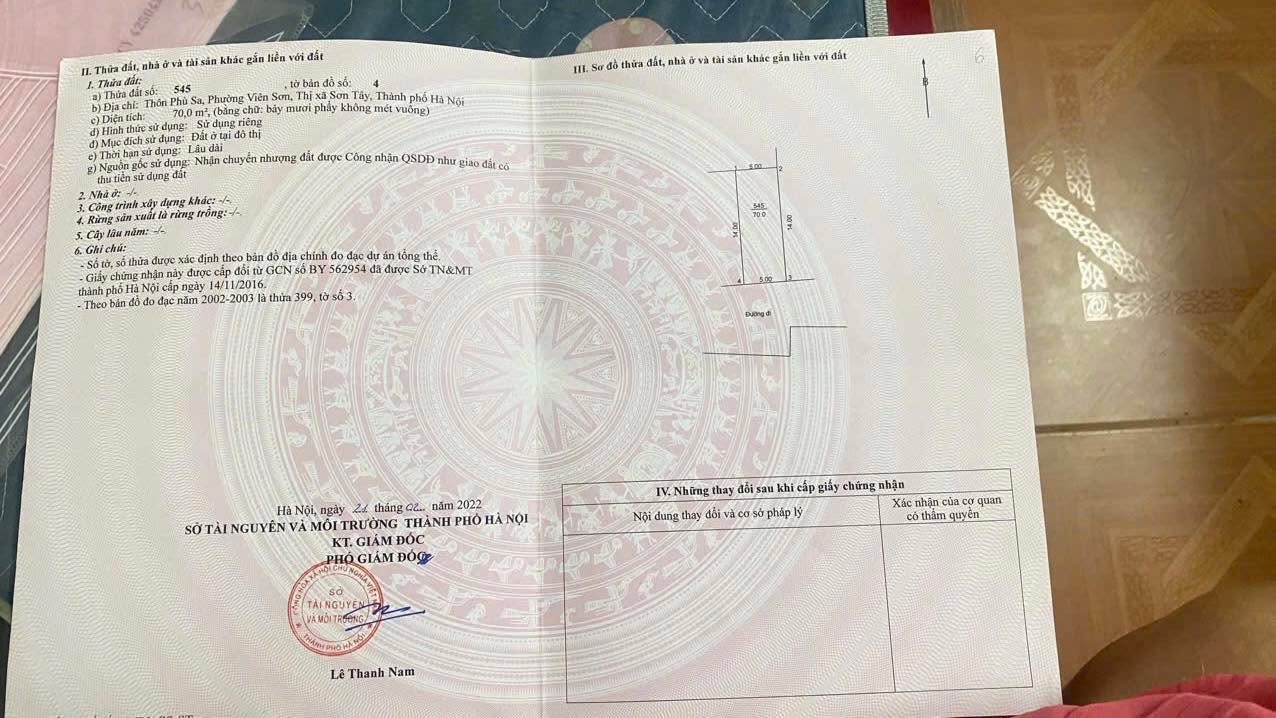 Nhà riêng 70m² Phù Sa, Sơn Tây giá 3 tỷ - Ô tô vào tận nhà!