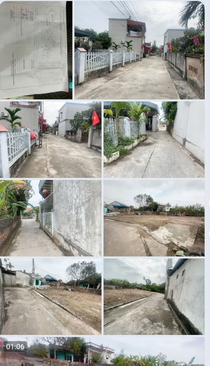 Đất nền Quỳnh Hồng, Quỳnh Phụ 100m² - Đường to ô tô