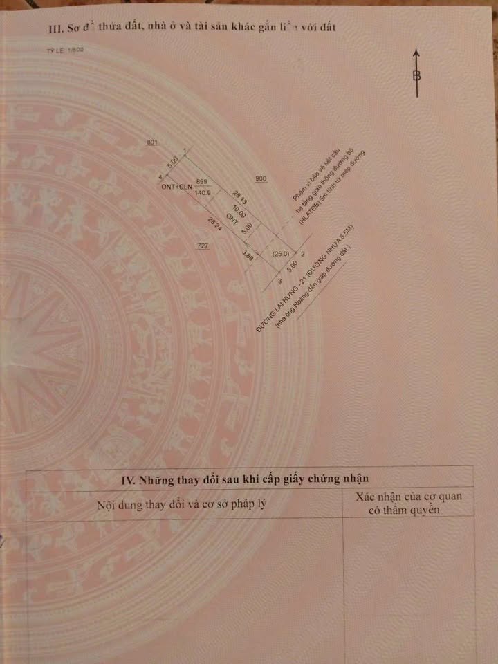 Bán Đất Nền Khu Phố Bến Tượng, Bến Cát - 140m² Sẵn Sổ