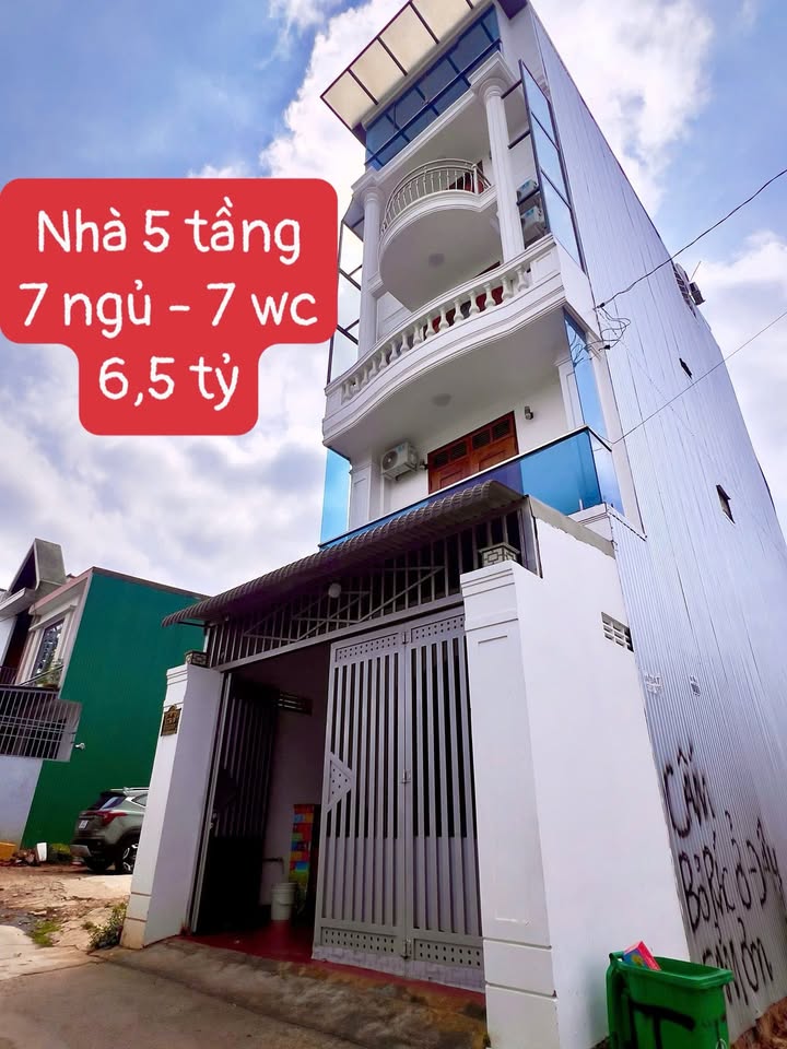 Nhà 5 Tầng full nội thất gỗ tự nhiên, Tân Lợi, Buôn Ma Thuột - 6.5 tỷ
