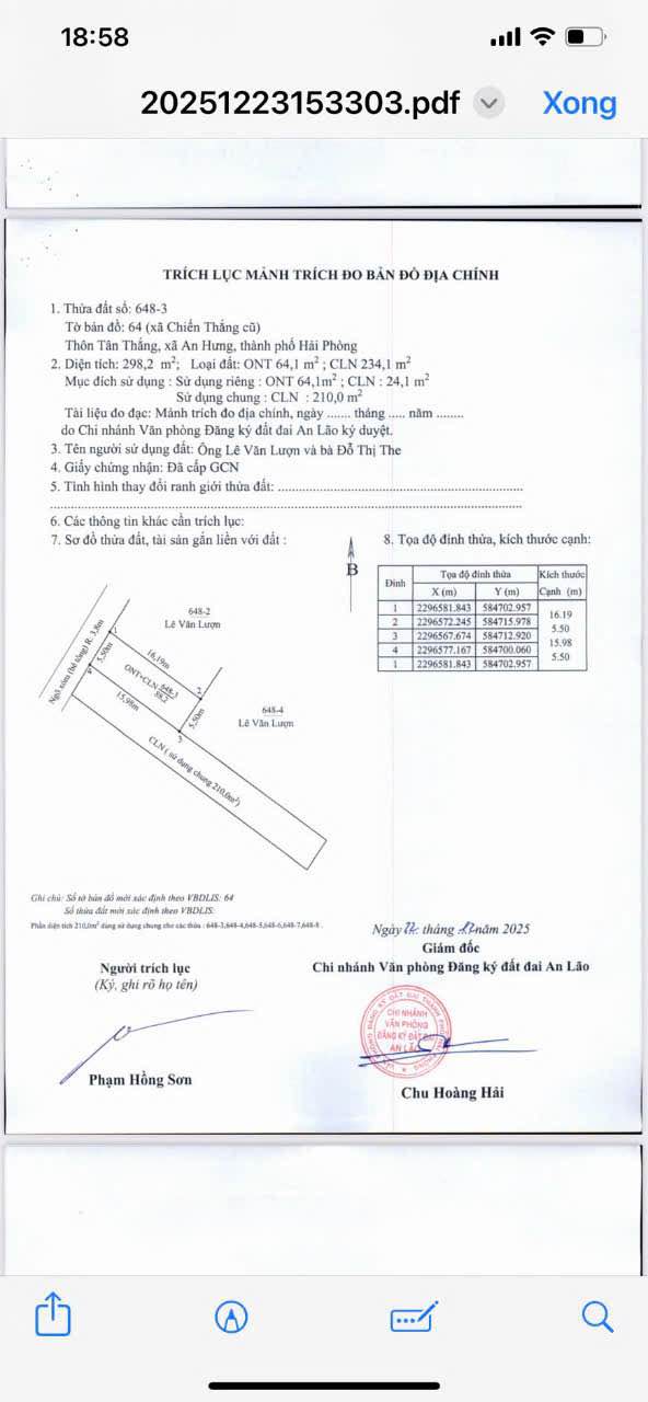 Đất nền An Lão, Hải Phòng trên 80m² - Tiềm năng tăng giá vượt trội!